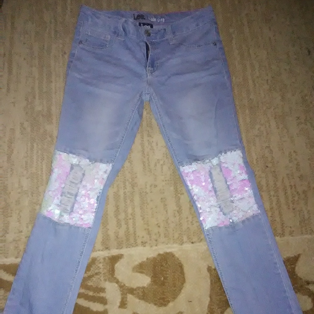 Girls size 14 capris jeans - Picture 1 of 2